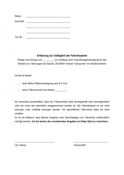 Reg. von Oberbayern: Fahrerlaubnis