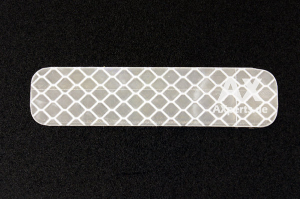 AX-Retroreflexfolie weiß 70 x 17 mm
